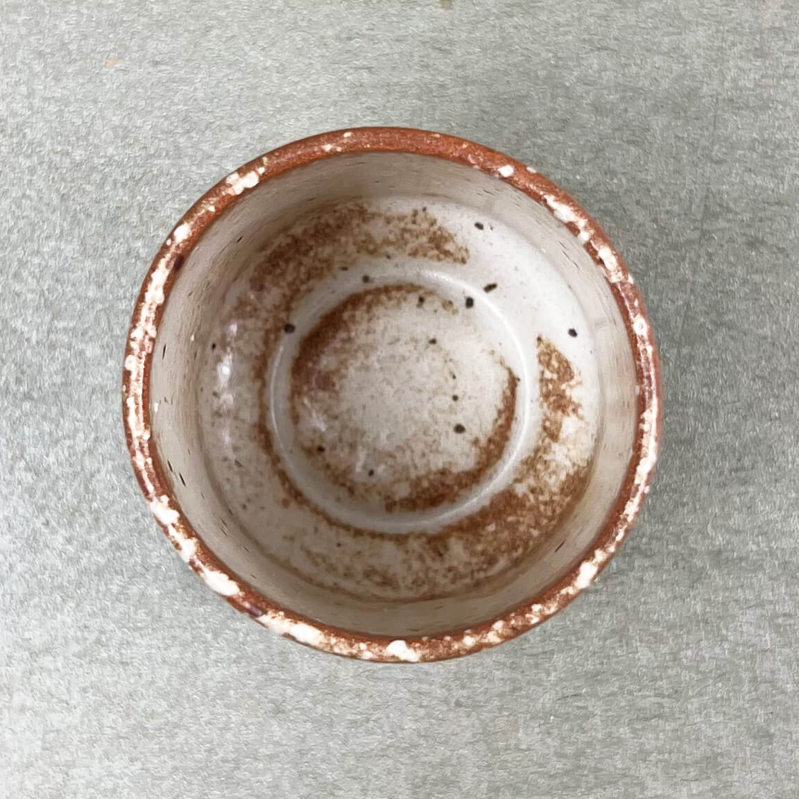 Sake Cup Sabi Shino (2"D) image 2