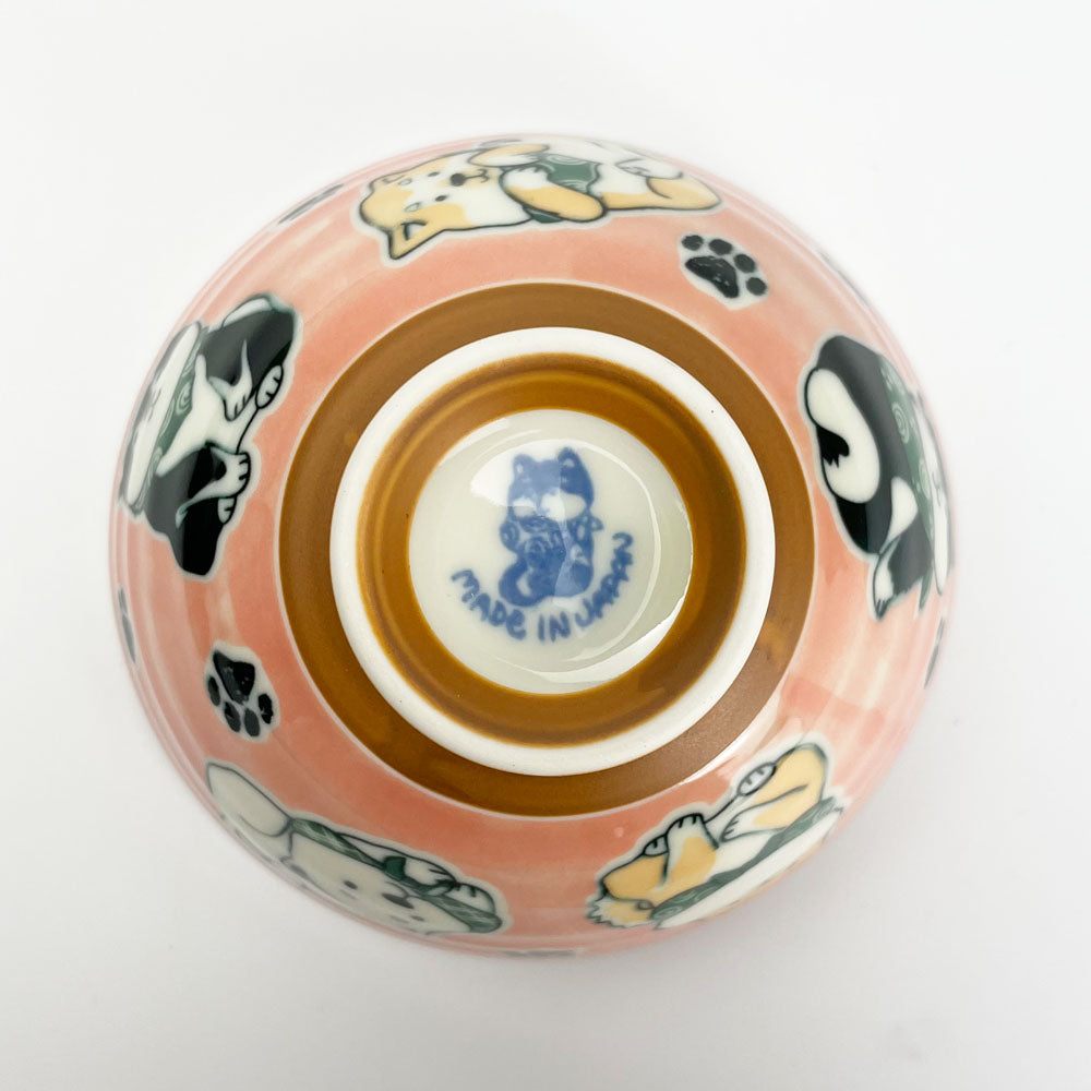 Rice Bowl Mameshiba Red (5"D) image 3
