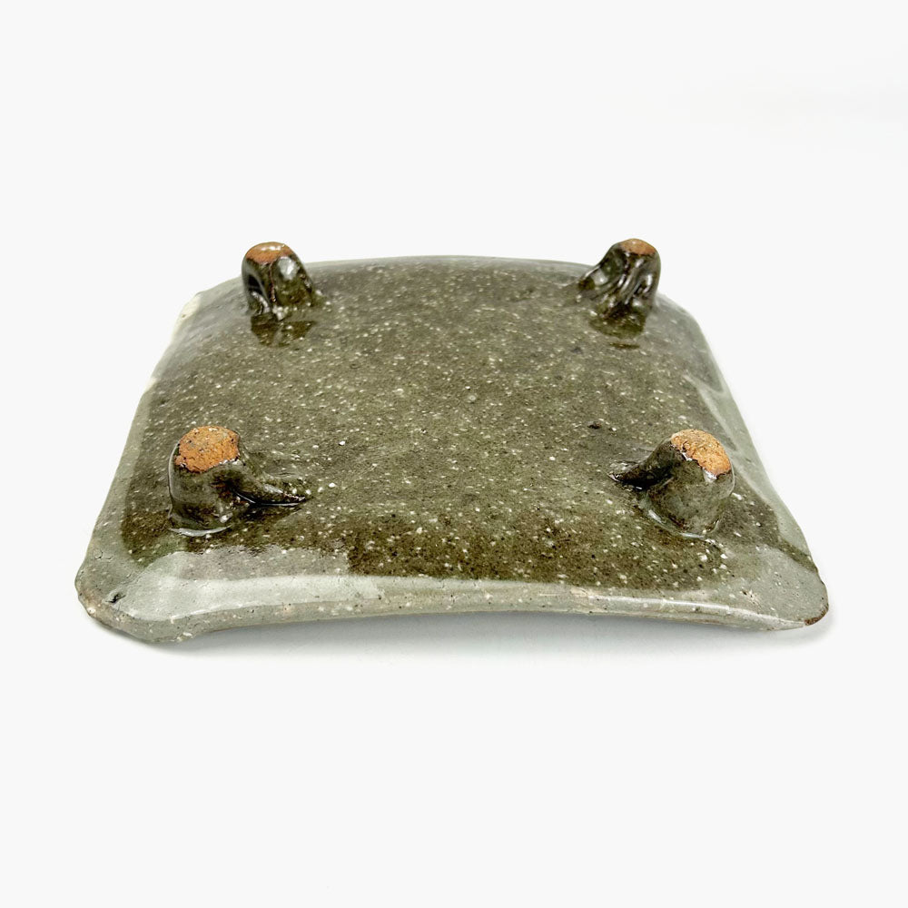 SQ. Footed Plate (6.75"D) by Tomo Enokida image 3