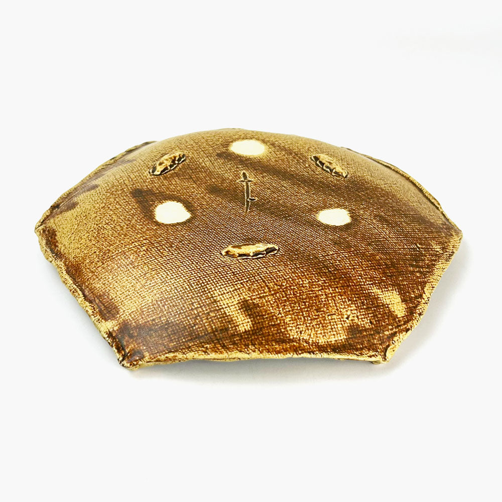 Plate Brown by Yasuko Maeda (8.5"D) image 4