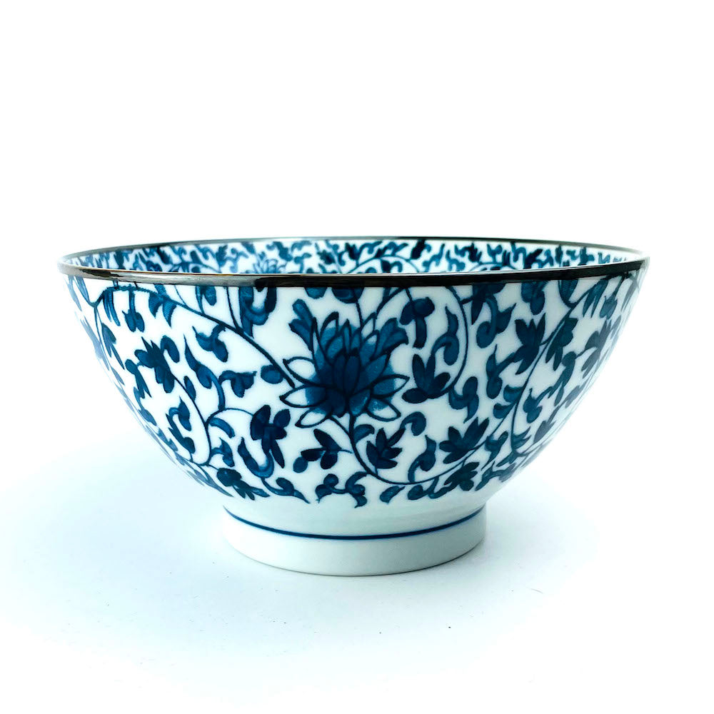 Arita Hana Karakusa Bowl (7"D) image 0