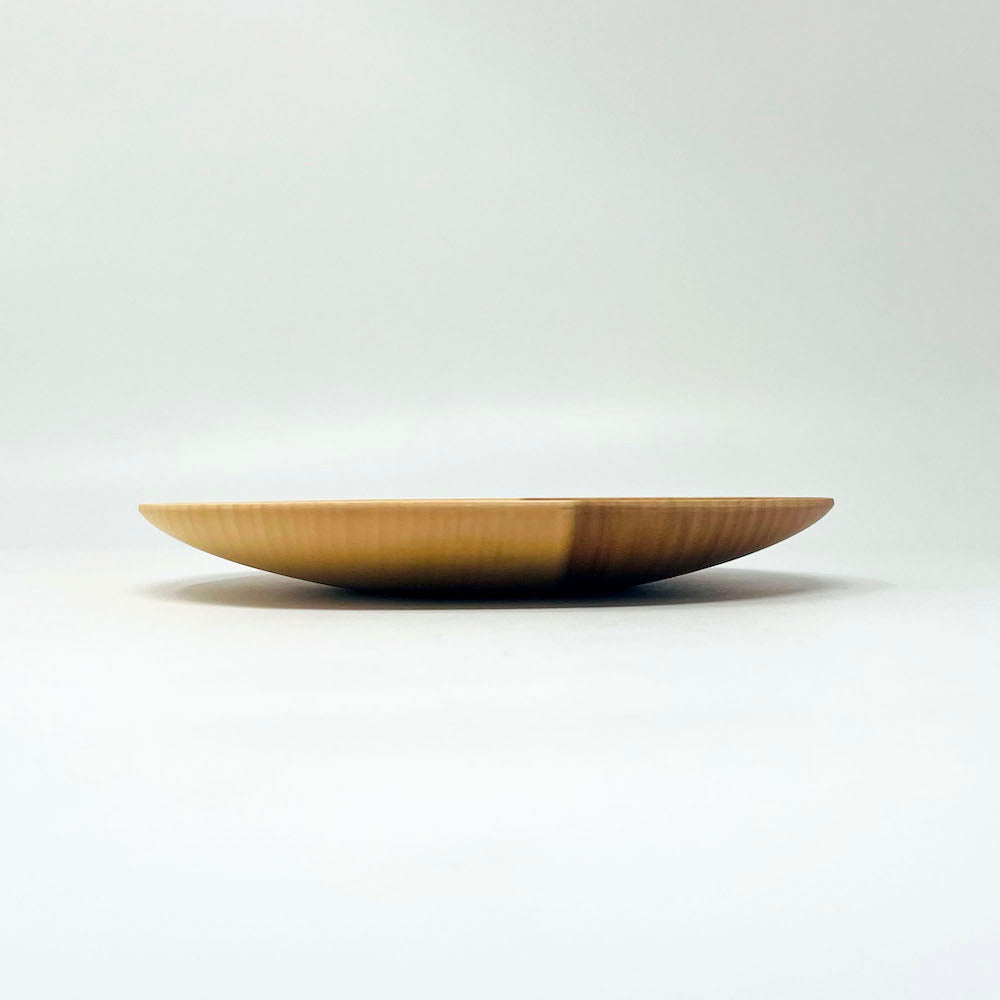 Wooden Plate Japanese Maple (7"D) image 2