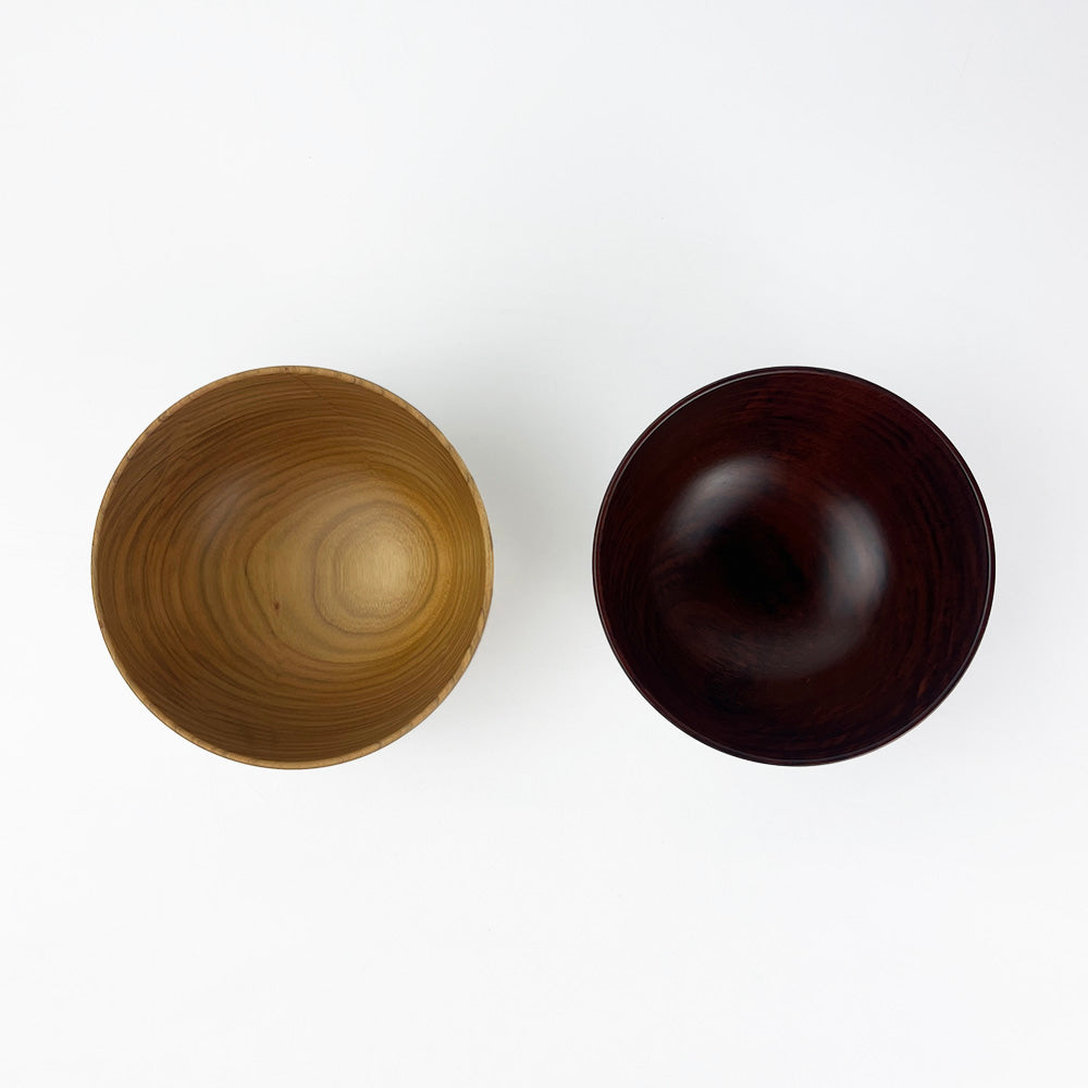 Wooden Soup Bowl Sakura Brown (4.5"D) image 7