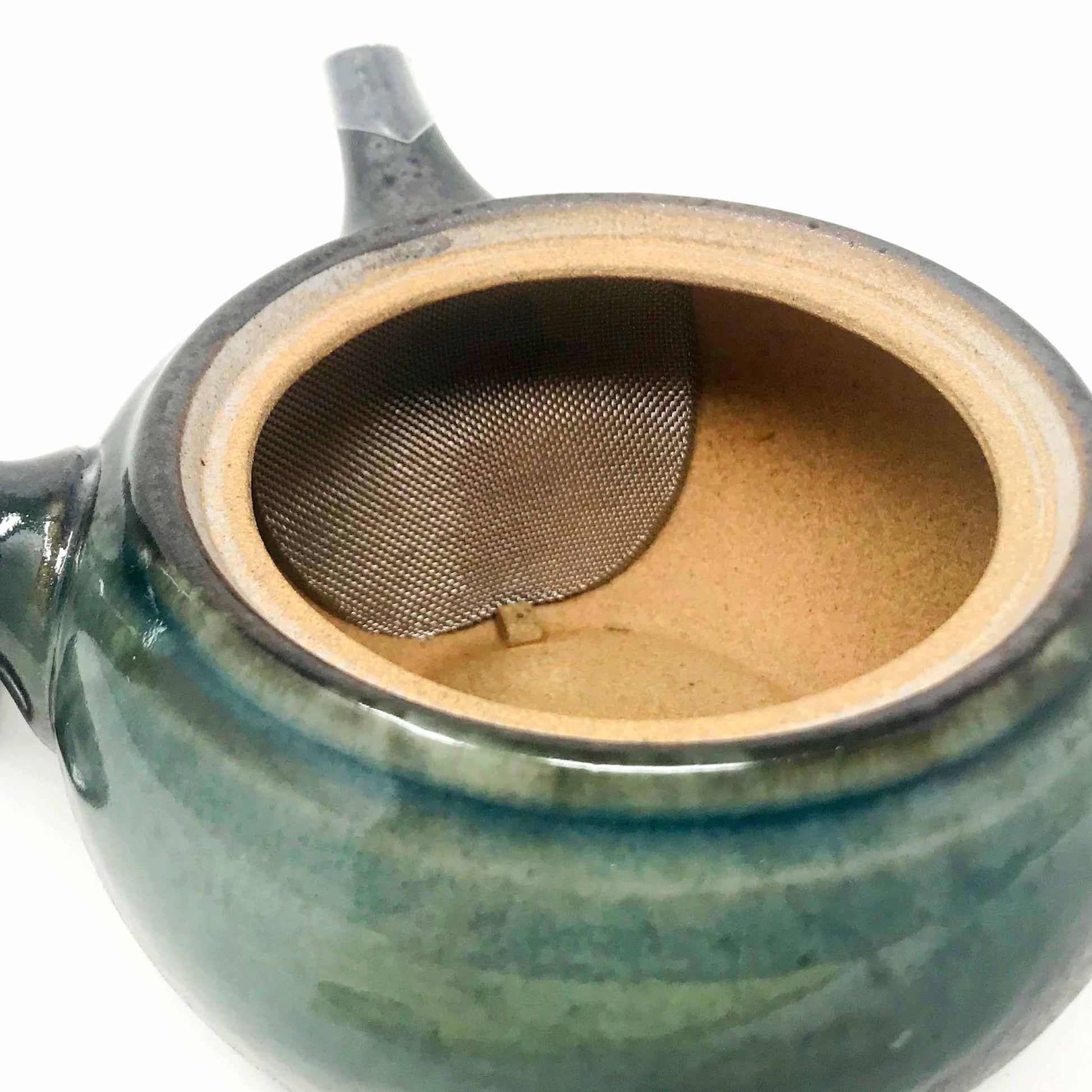 Tokoname Tea Pot 黒灰釉平丸 (380ml) image 3