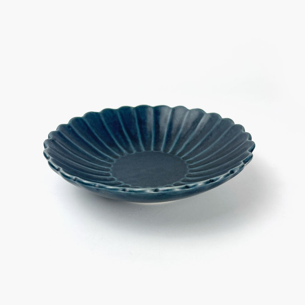 Dish Kiku Blue (5"D) image 0