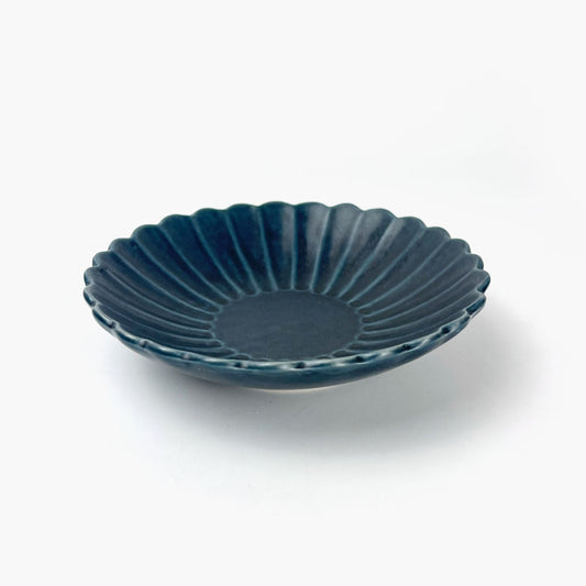 Dish Kiku Blue (5"D) image 0