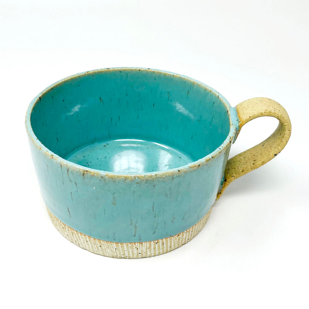 Jumbo Soup Cup Turquoise (13oz) image 1