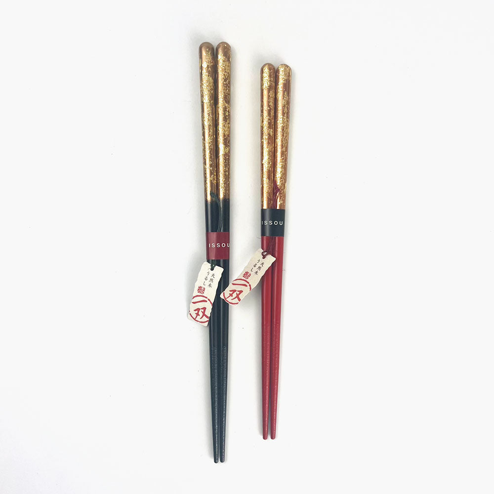 Pair Chopsticks & Rests Set Zuiun (9" and 8.25") image 1