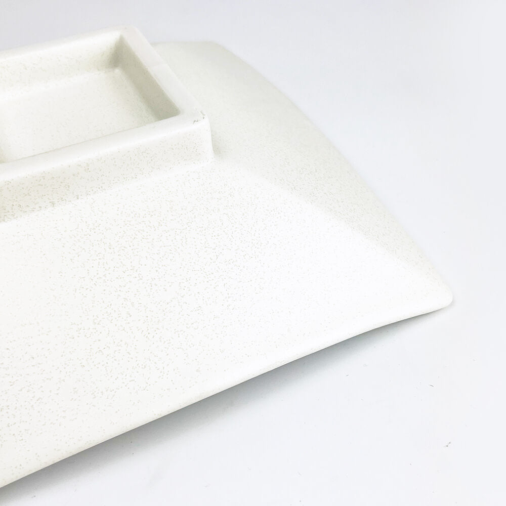 SQ. Shallow Bowl White (7.25"D) image 6