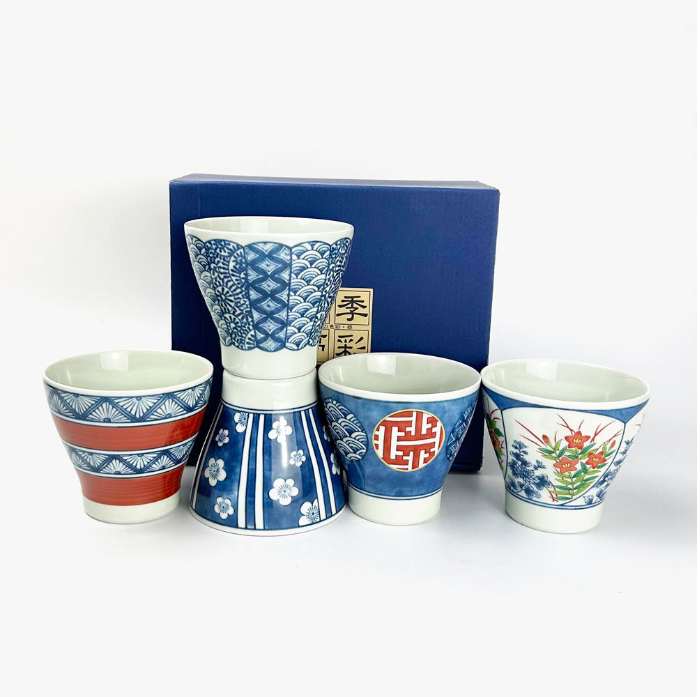 Arita-Yaki Cup set of 5 (6 fl.oz) image 1