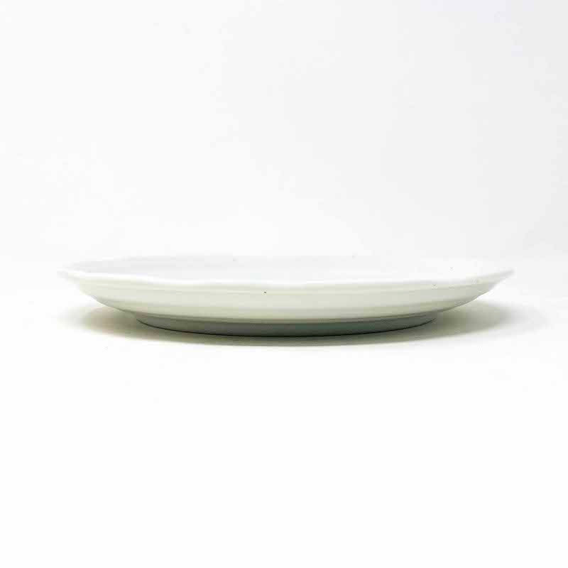 White Kobiki Plate  (8.5"D) image 4