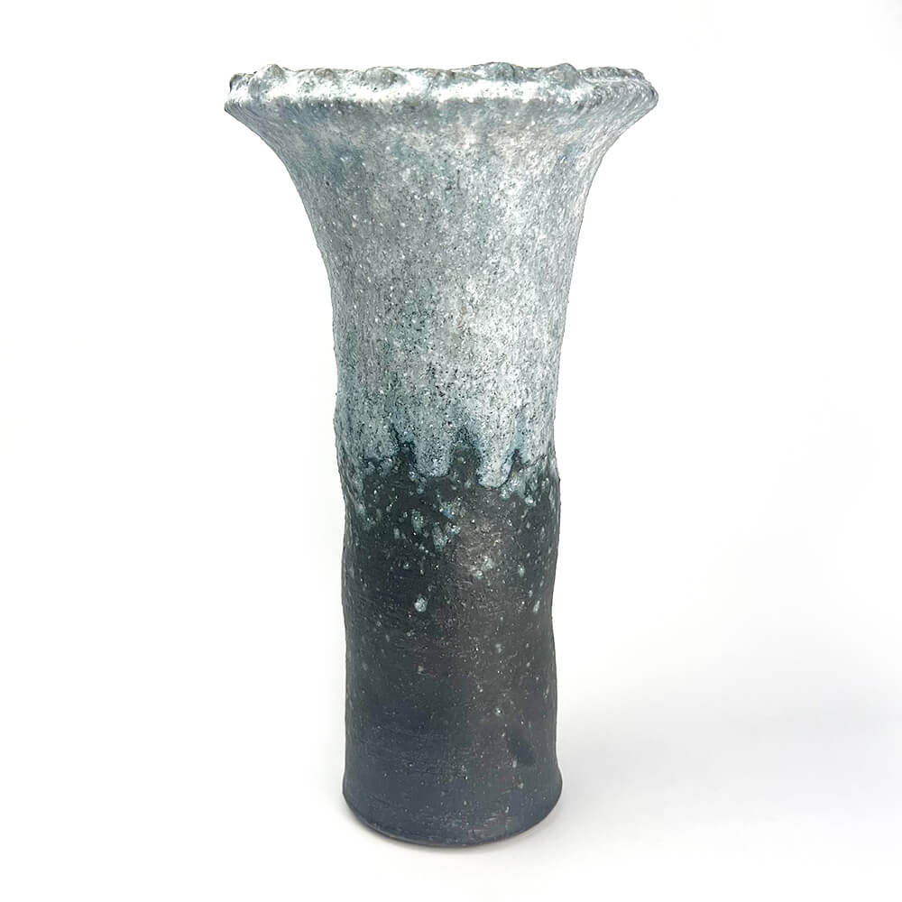 Shigaraki Trumpet Vase (13"H) image 0
