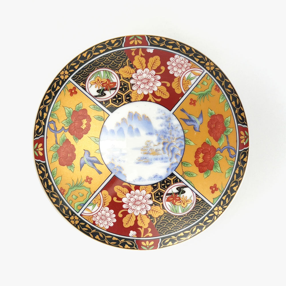 Mino-yaki Jubako 3-Tiered Box (5.5"D x 5.25"H) image 1