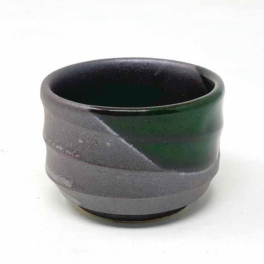 Sake Cup Sabi Green (2.5 D x 1.75"H) image 0