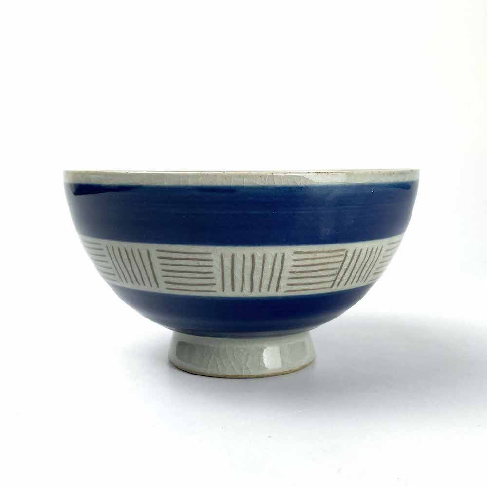 Arita Rice Bowl Obi (5"D) image 3