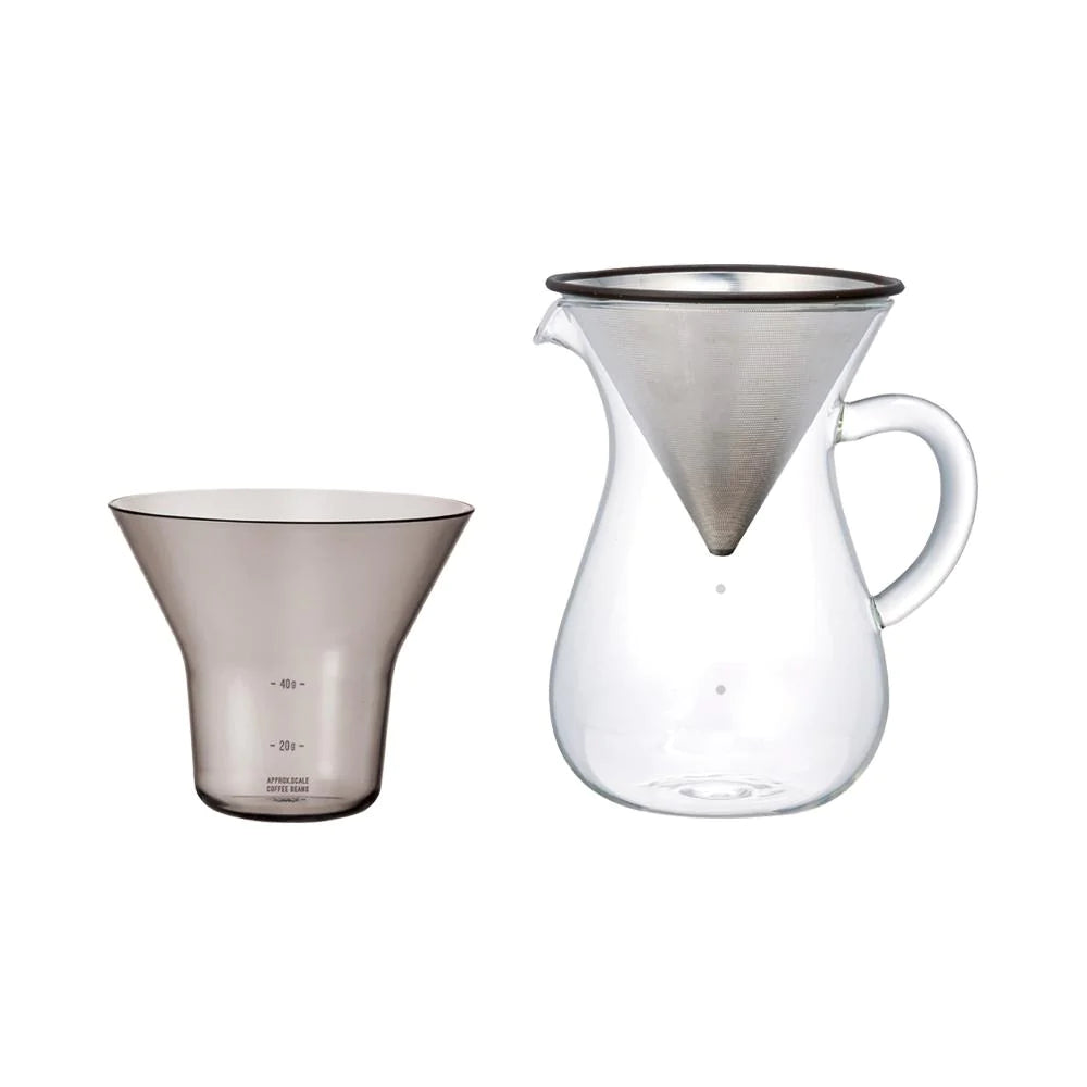 KINTO SCS coffee carafe set 4 cups (37oz/600ml) image 0