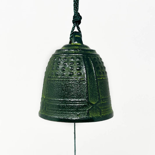 Cast Iron Wind Chime Green Temple Bell image 0