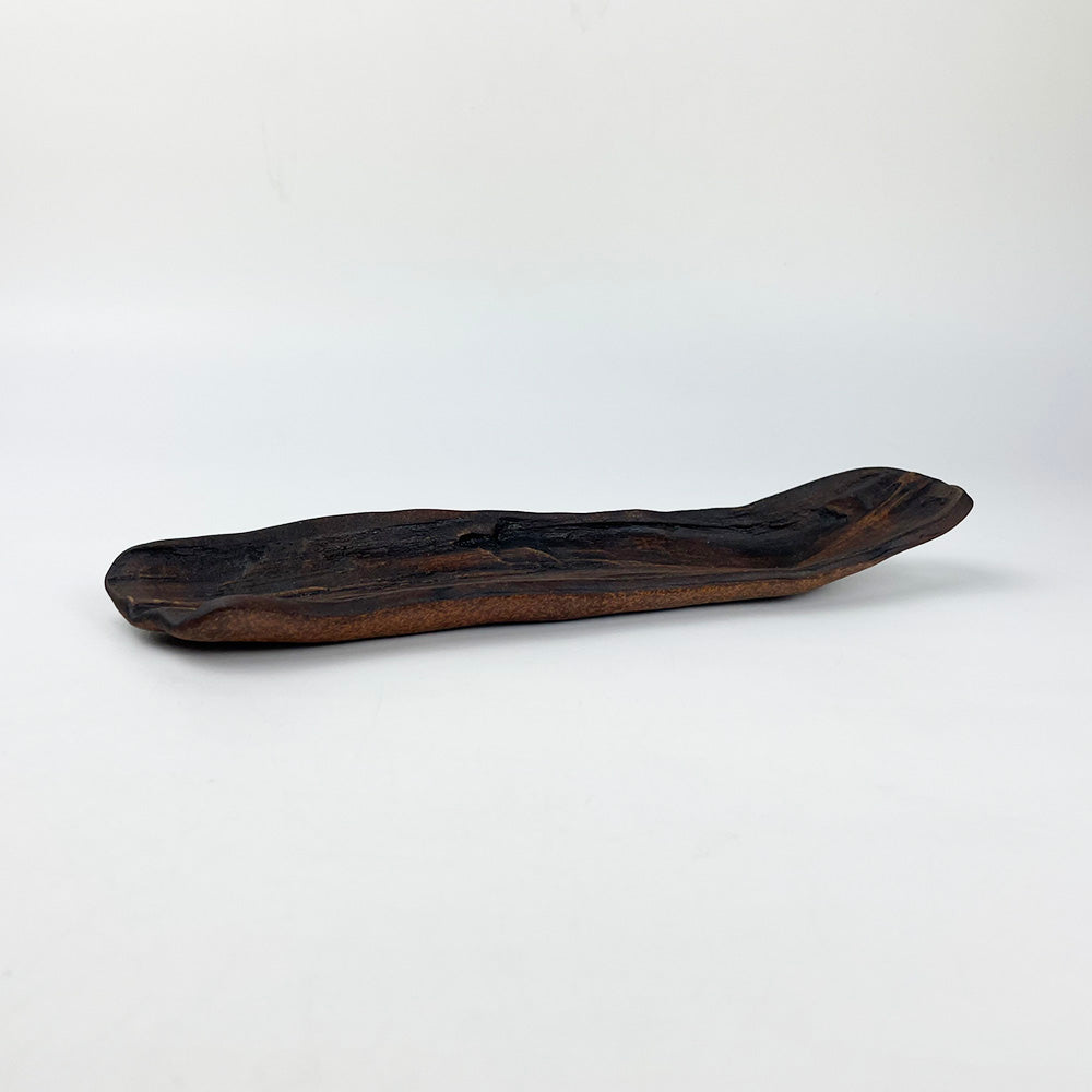 Long Plate Driftwood/Ryuboku (9.75"x2.5") by Bunga Yamamoto/ Hoju-gama image 2