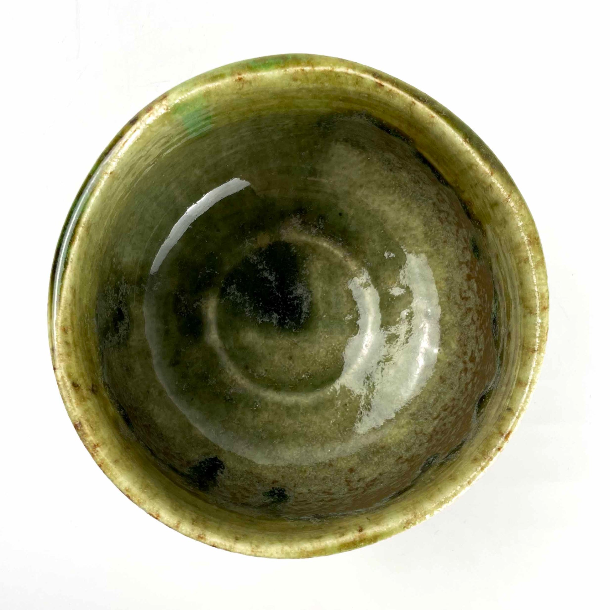 Matcha Bowl Mashiko Green (4.75"D) image 4