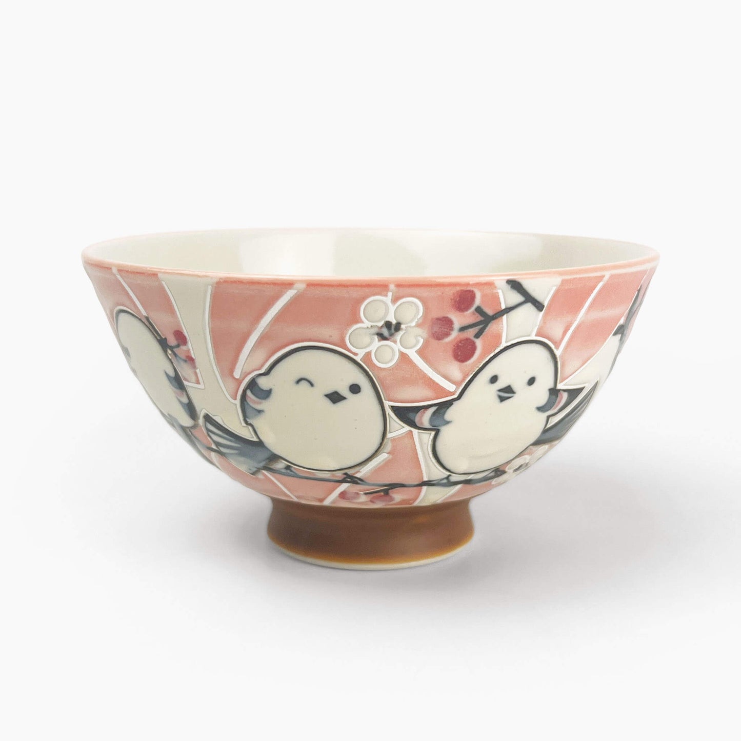 Rice Bowl Bird Pink (4.5"D)