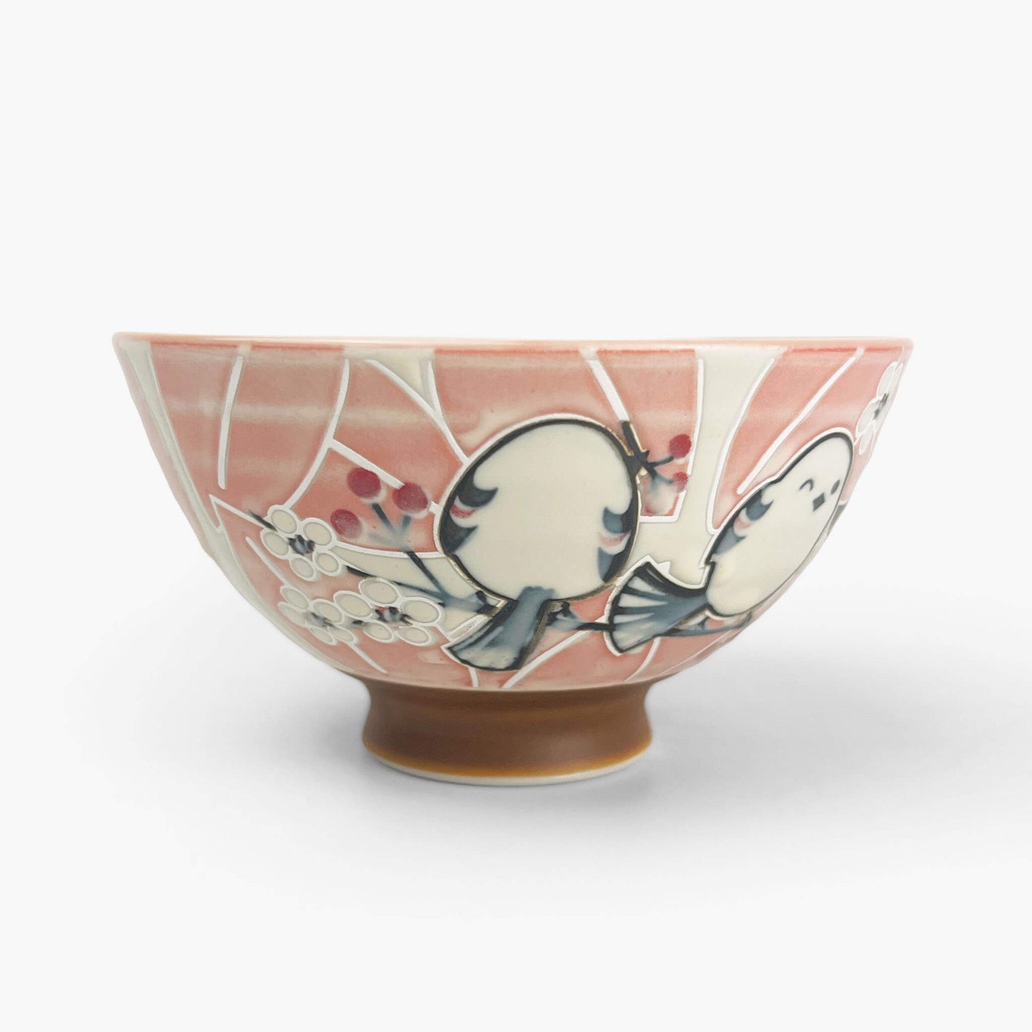 Rice Bowl Bird Pink (4.5"D)