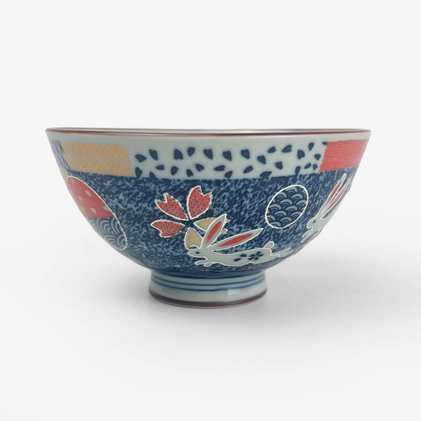 Rice Bowl Rabbit Moon (4.5"D)