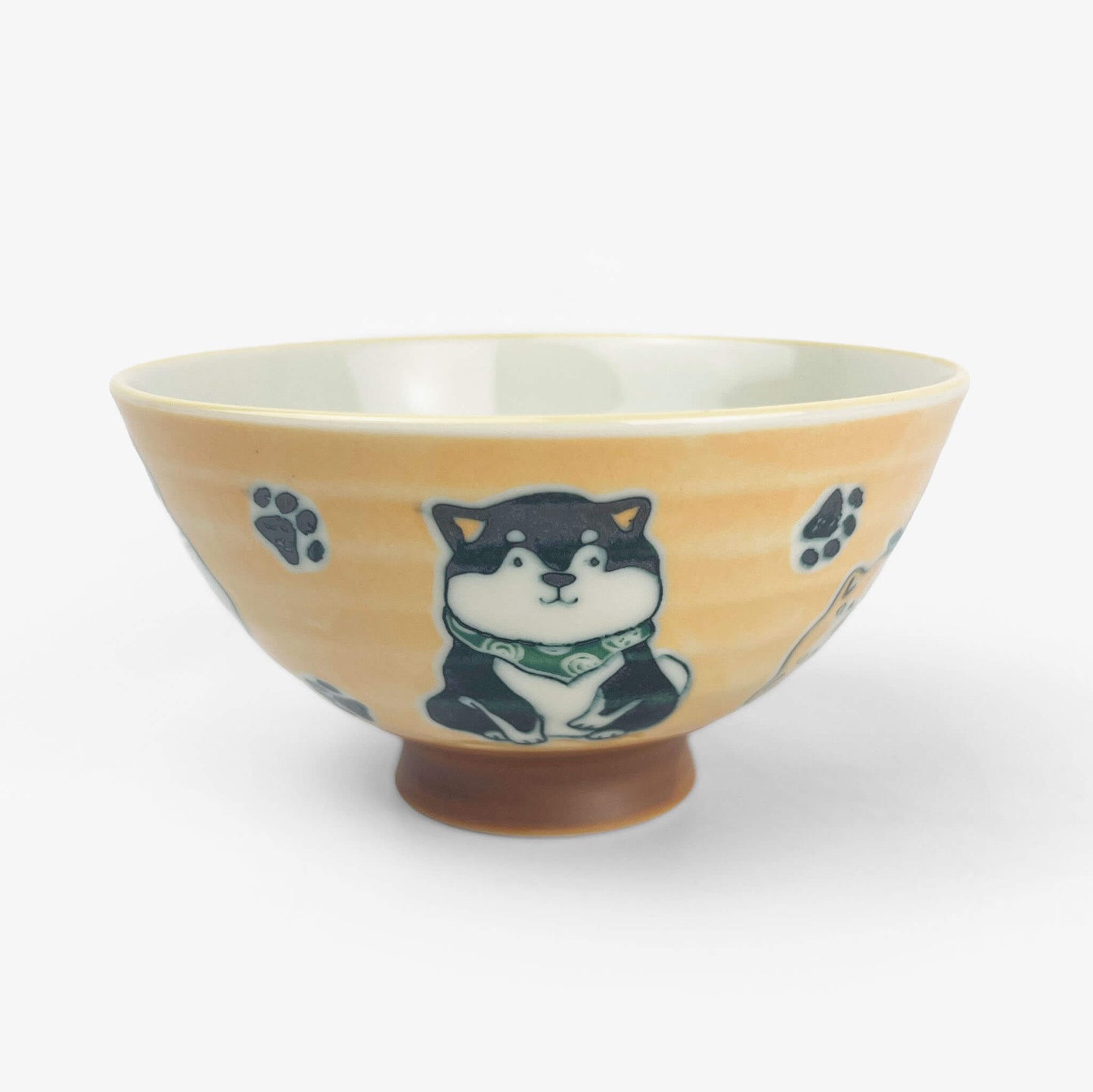 Rice Bowl Shiba Yellow (4.5"D)