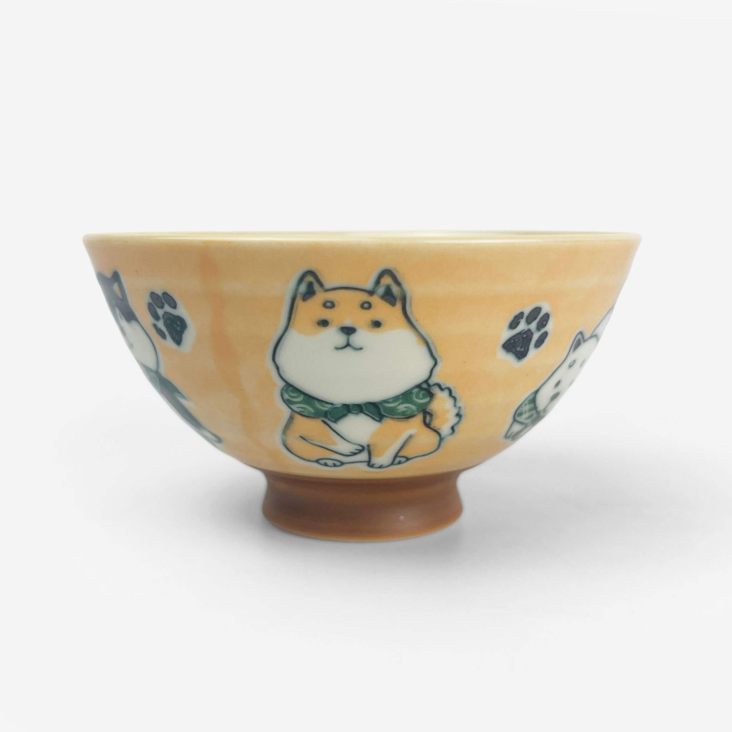 Rice Bowl Shiba Yellow (4.5"D)