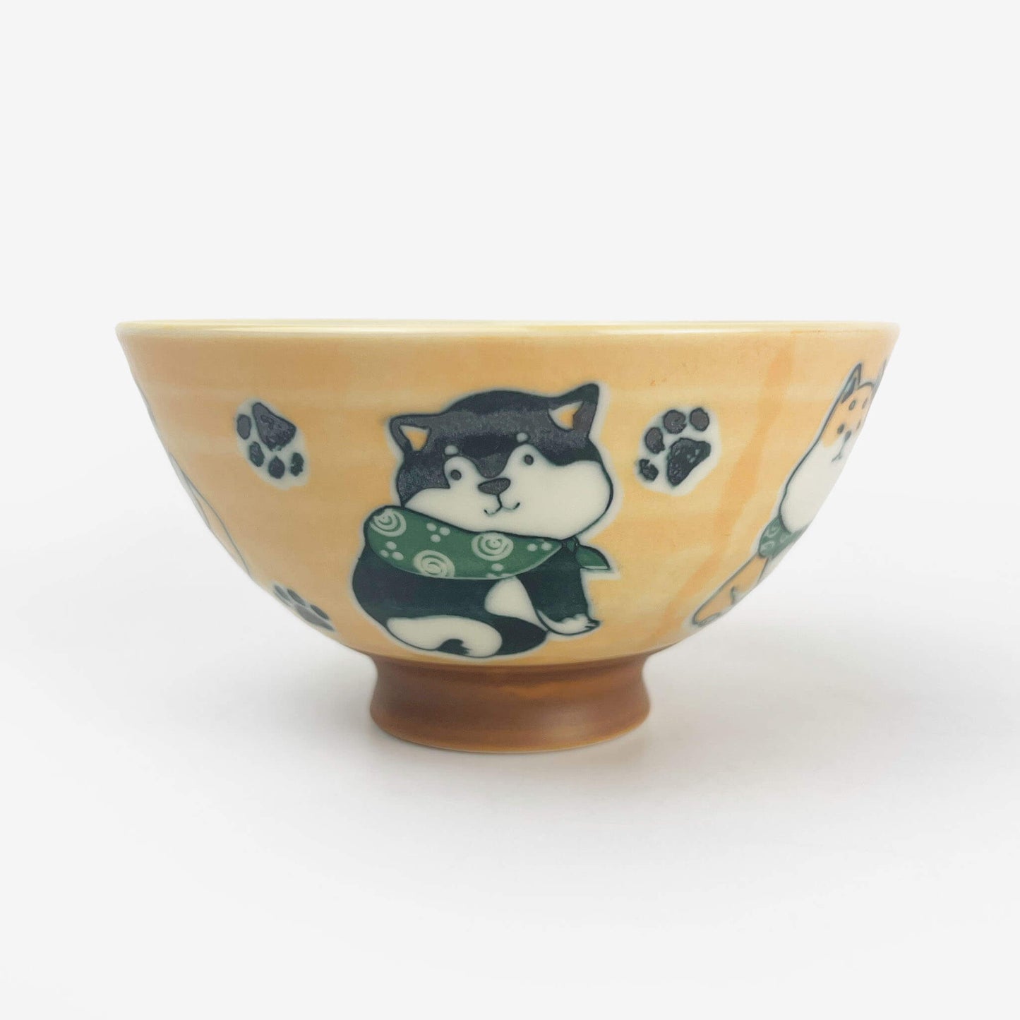 Rice Bowl Shiba Yellow (4.5"D)