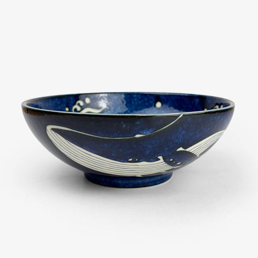 Shallow Bowl Whale (8.5"D)