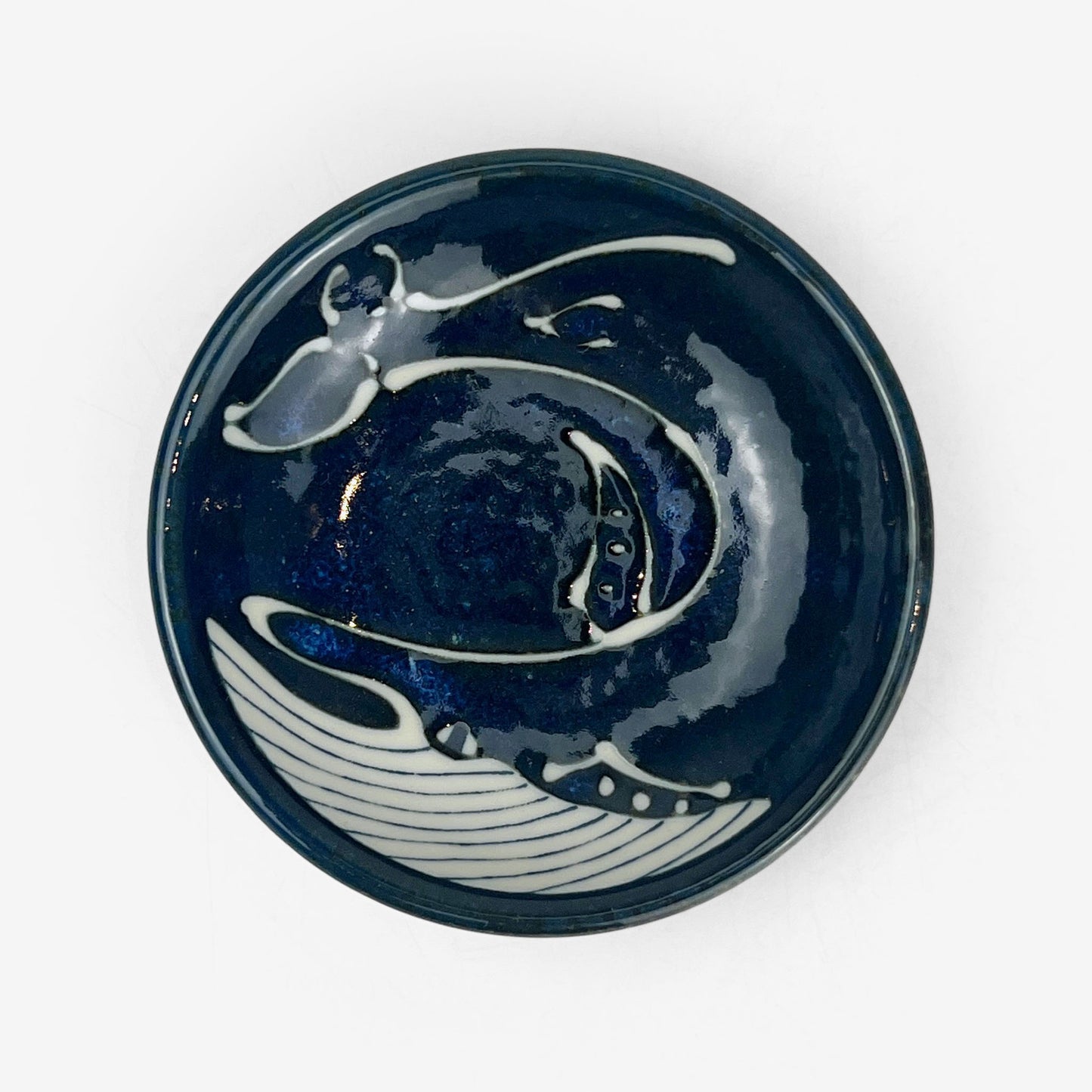 Sauce Dish Whale (3.5"D)