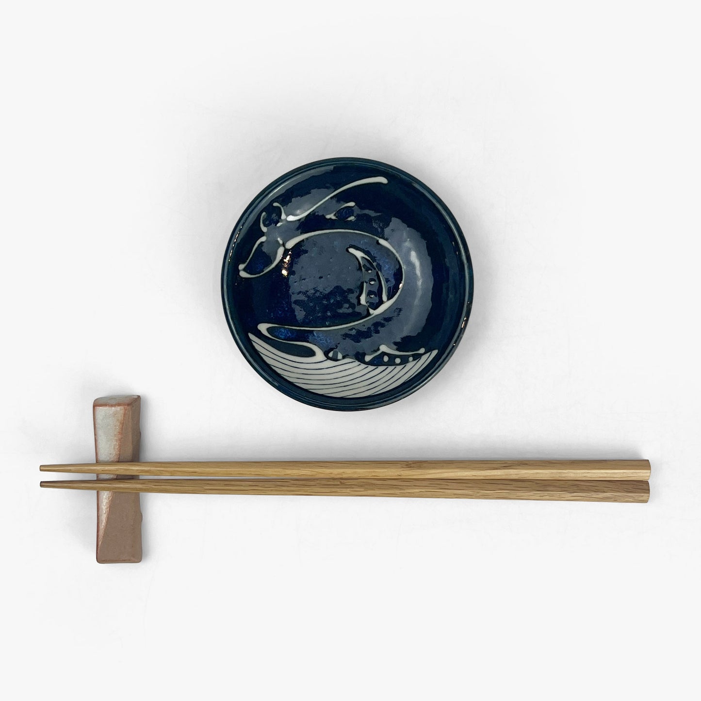 Sauce Dish Whale (3.5"D)