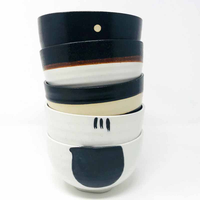 Tayo Bowl Set of 5 Zen/Mono Contrast image 6