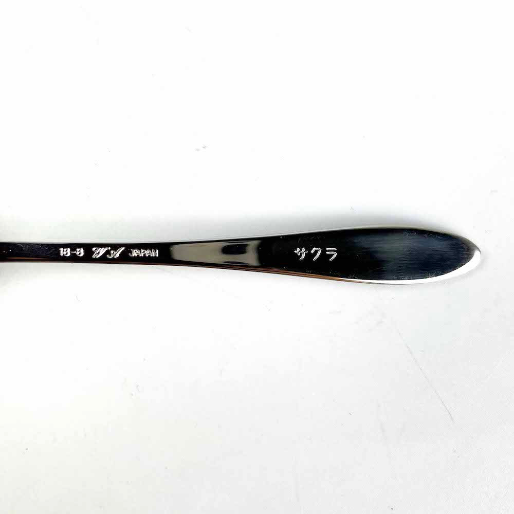 Stainless Spoon Sakura (5"L) image 2