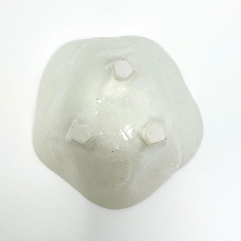 Footed Kobachi Flower Dish White (3.25"D) image 4