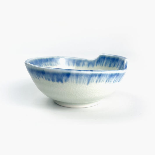 Tonsui Dish Blue and White (4.25"D) image 1