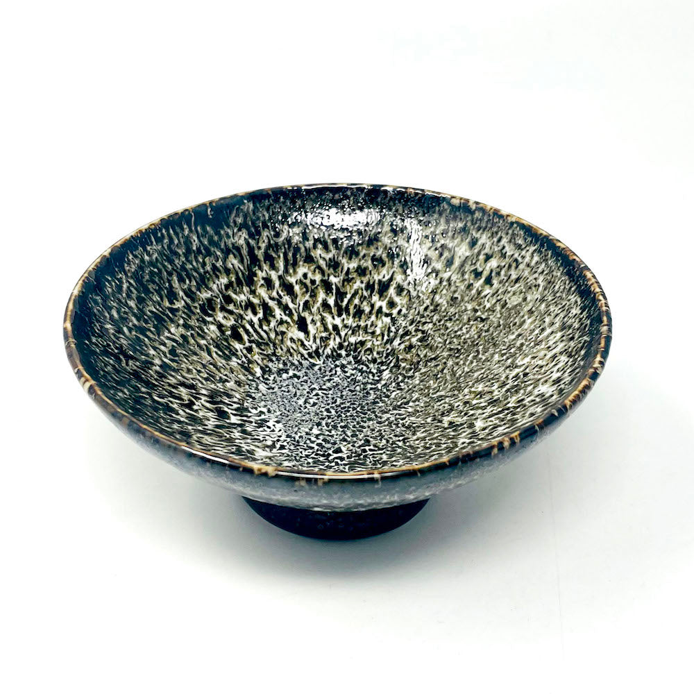 Kobachi Dish Shiroyuzu Tenmoku (4.75"D) image 5
