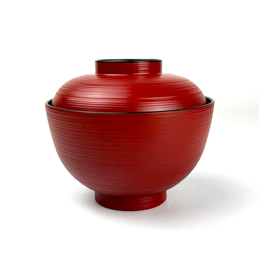 Plastic Cov. Soup Bowl Red (12oz)