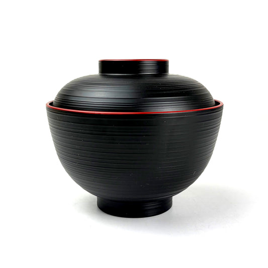 Plastic Cov. Soup Bowl Black (12oz)