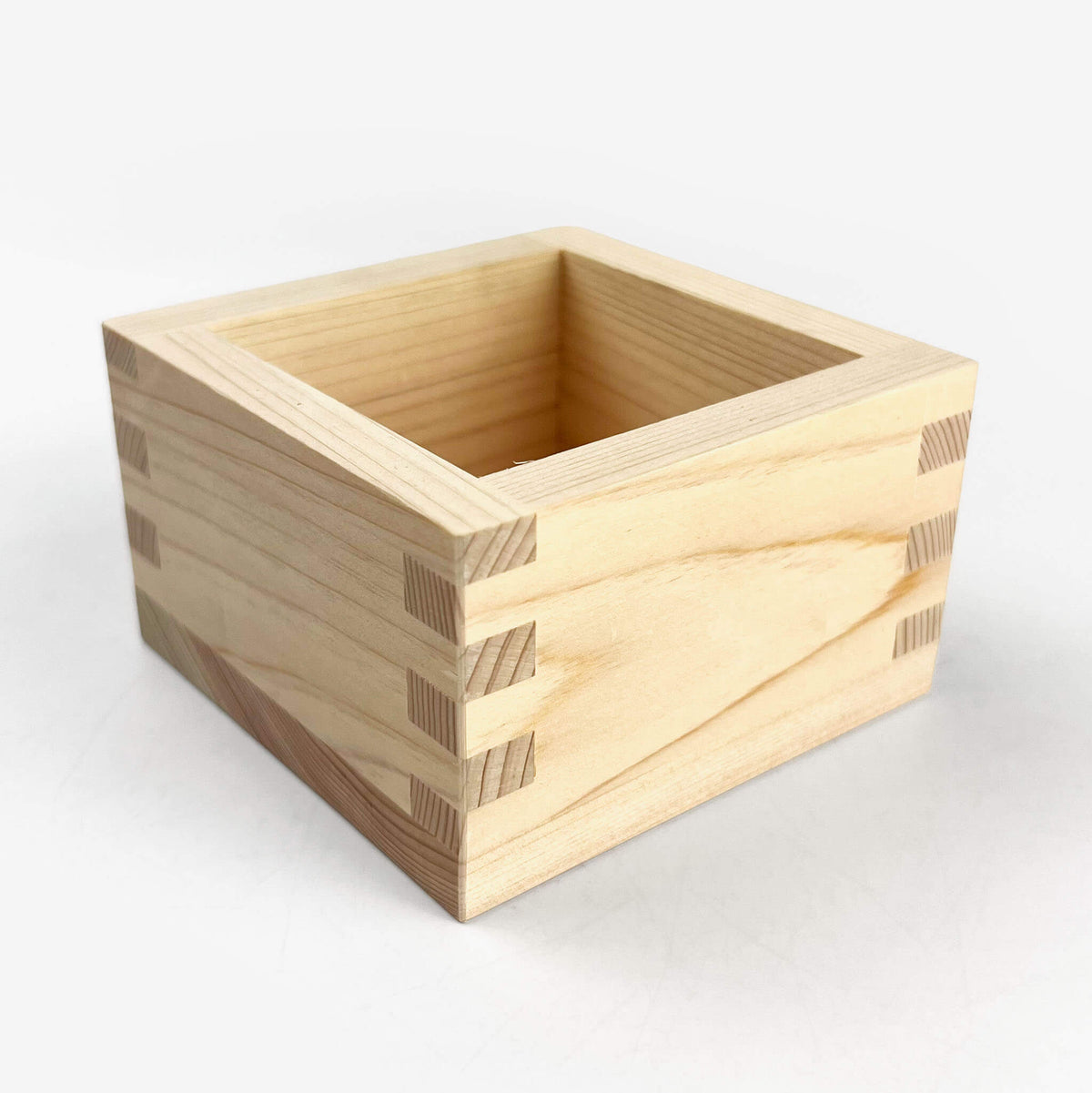 Wooden Sake Masu Wave 6 oz