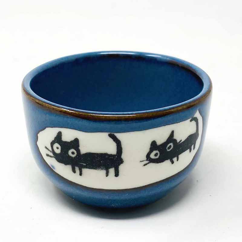 Sake Set 1:2 Cat/Blue image 6