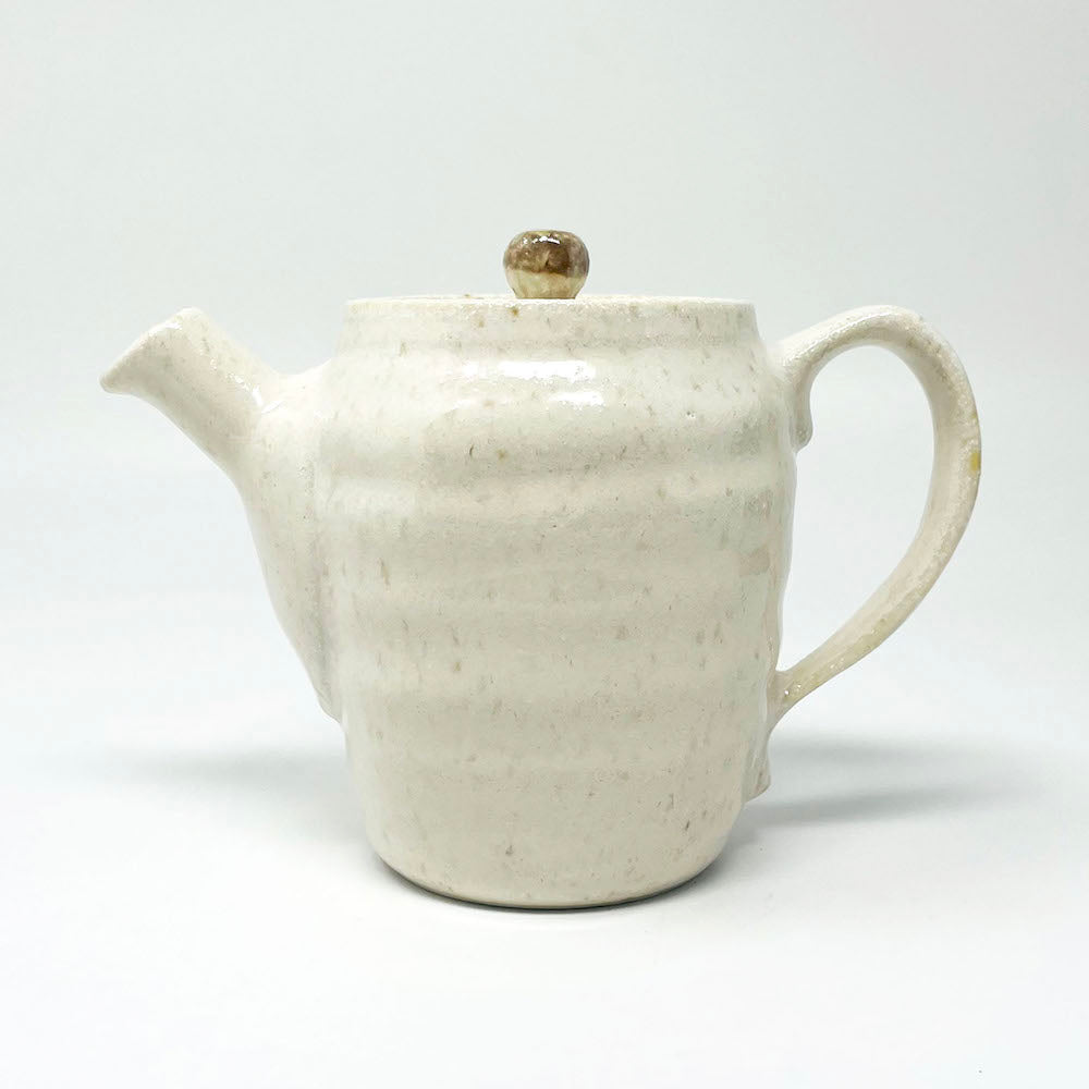 Tea Pot White Unofu (15oz) image 1