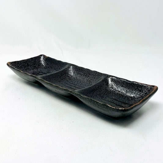 3DIV. Condiment Dish Black  (10.25"D) image 0