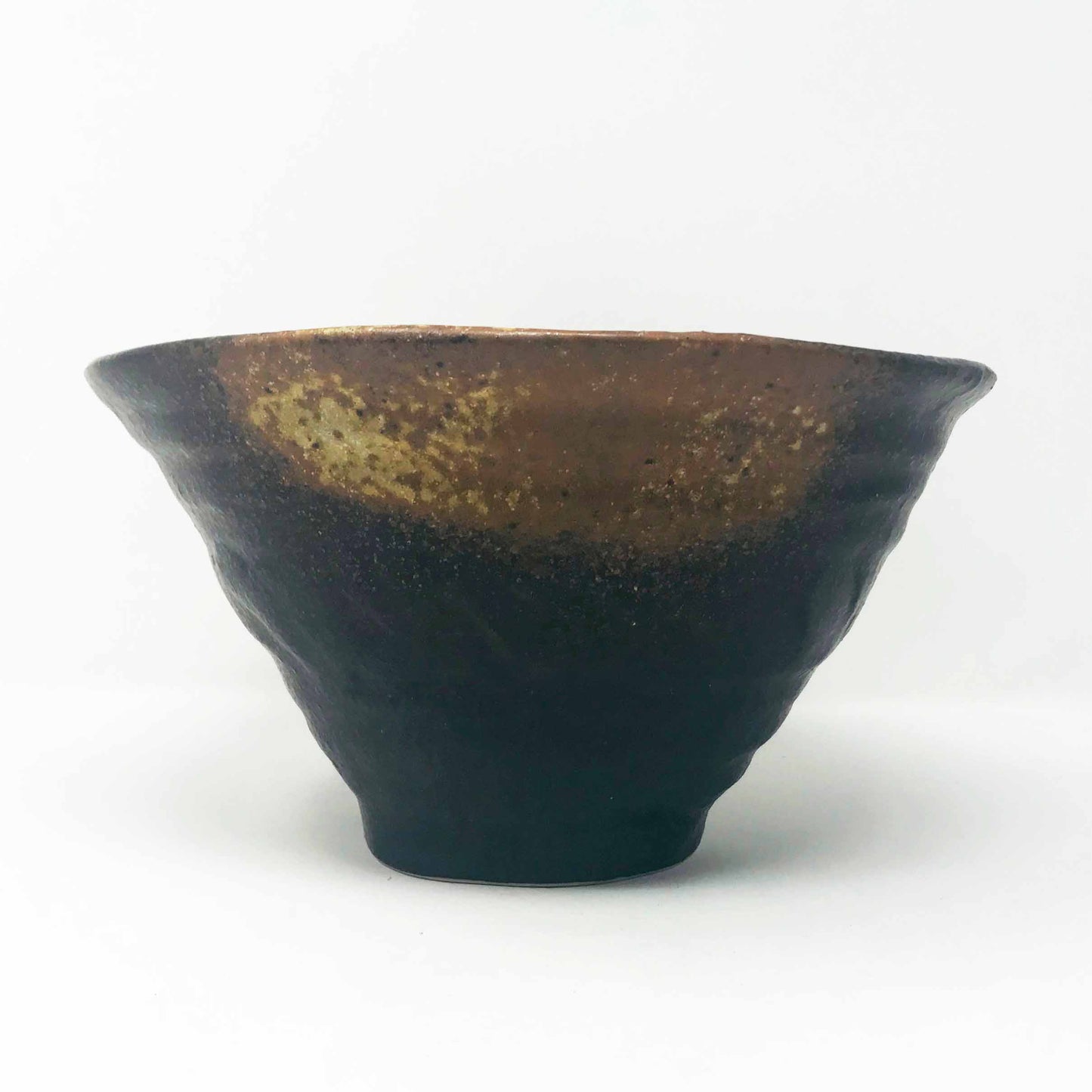 Bowl Dark Brown Bizen (8.5") image 2