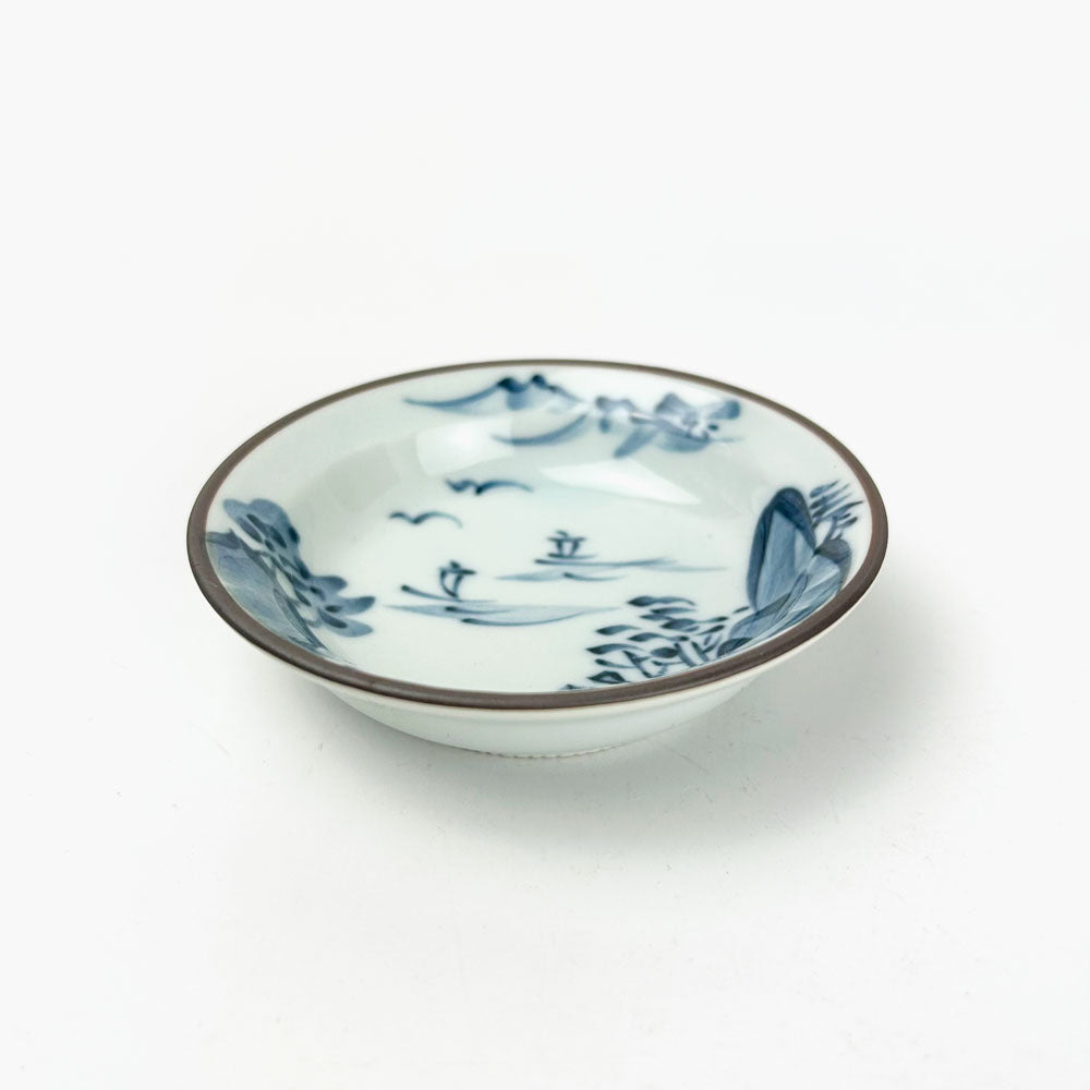 Sauce Dish Sansui (3.5"D ) image 0