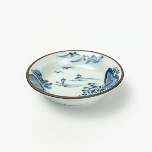 Sauce Dish Sansui (3.5"D ) image 0