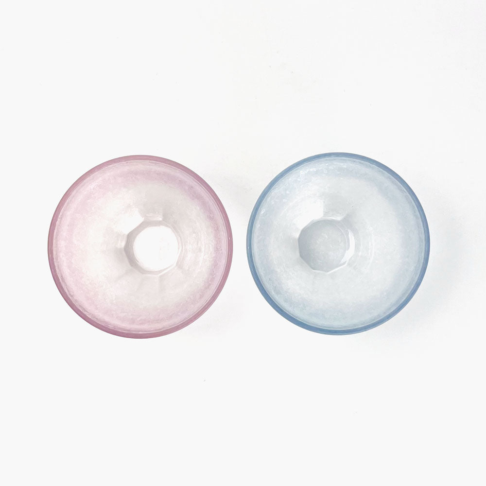 Pair Glass Sake Cup Fuji image 2