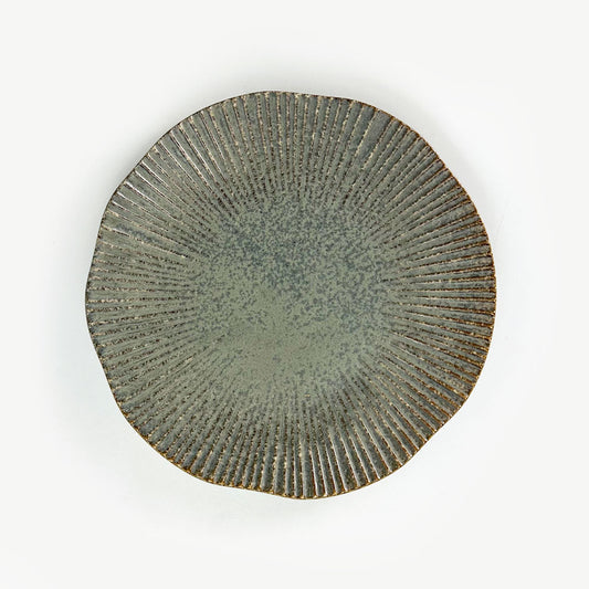 Plate Kobiki Grey Shinogi (6.5"D) image 0
