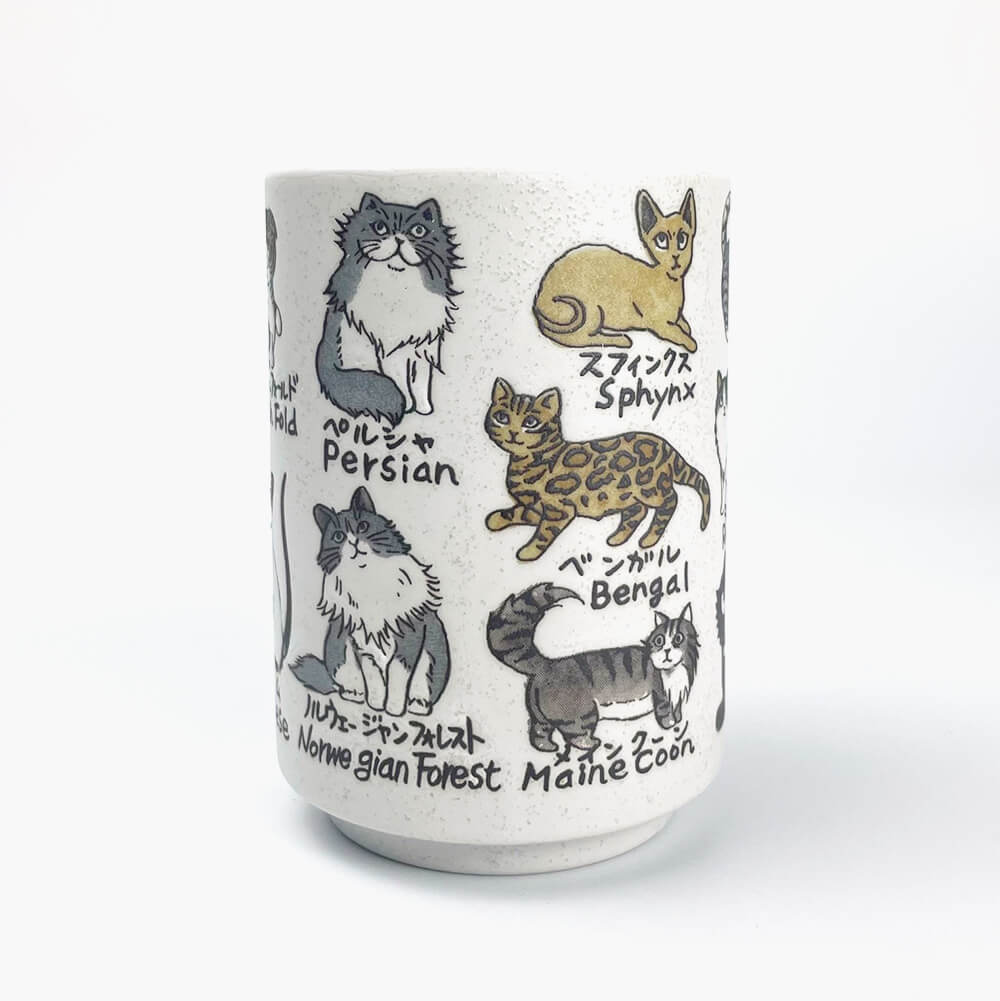 Yunomi Tea Cup Cats (8oz) image 1