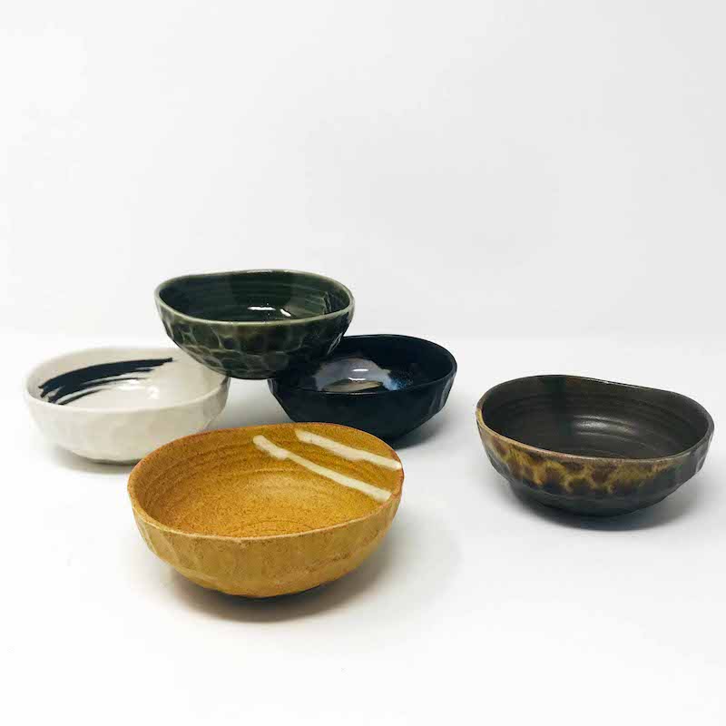 Kobachi Bowl Set of 5 Zen/Goyunomai image 2